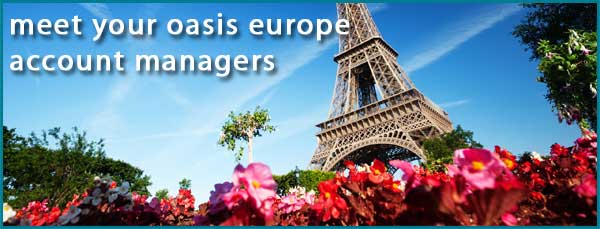 Meet Your Oasis Europe Account Managers